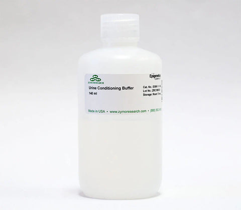 Urine Conditioning Buffer  (UCB ) ensures nucleic acid stability in urine during sample storage/transport at ambient temperatures. There is no need for refrigeration or specialized equipment. UCB  can be added to any urine collection device.